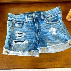 AE Denim Next Level Stretch “MIDI” short. Sz 4